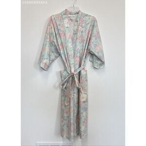 Komar Multi Vintage Kimono Women's Flora3/4 Sleeve USA - Size‎ L
